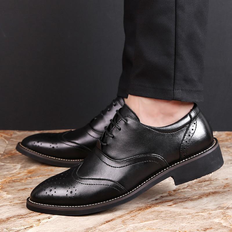 Stylish Oxford Brogues Formal Shoes For Men-JonasParamount