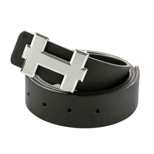 Trendy Square H Pattern Belt For Men-JonasParamount