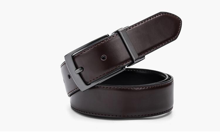High Quality Luxury Reversible Genuine Leather Belt For Men -JonasParamount