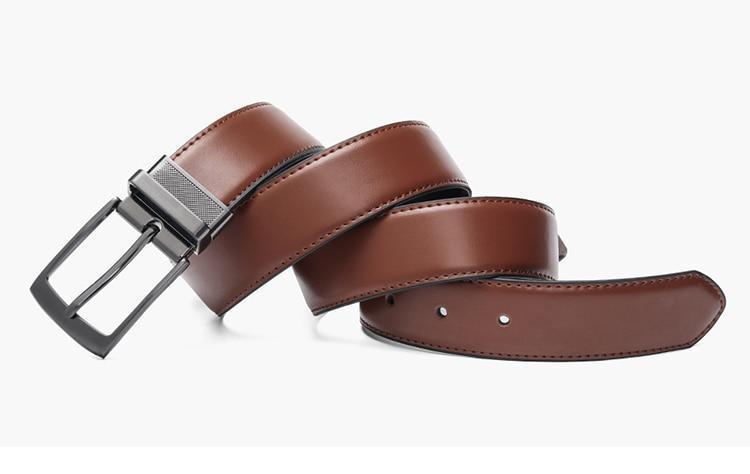 High Quality Luxury Reversible Genuine Leather Belt For Men -JonasParamount