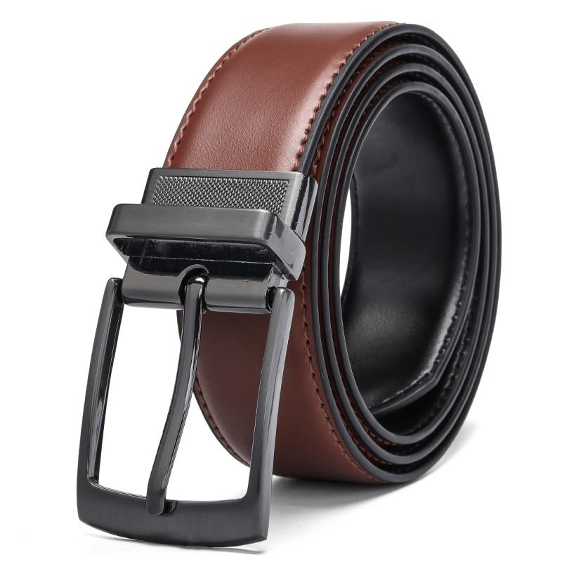 High Quality Luxury Reversible Genuine Leather Belt For Men -JonasParamount
