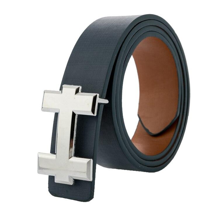 Trendy Square H Pattern Belt For Men-JonasParamount