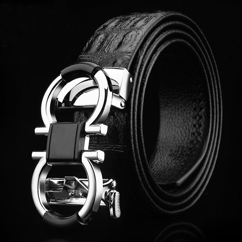 Luxury Designer High Grade Crocodil Leather GG Belt For Men And Women- JonasParamount