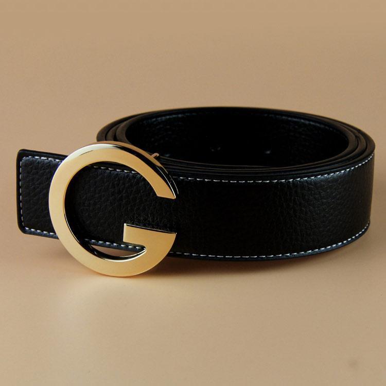 Luxury G-Shape Leather Belt For Men-JonasParamount