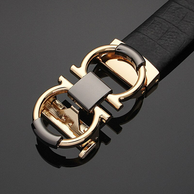 Luxury Designer High Grade Crocodil Leather GG Belt For Men And Women- JonasParamount