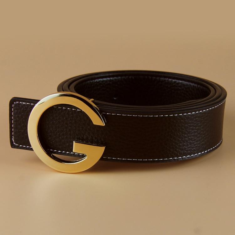 Luxury G-Shape Leather Belt For Men-JonasParamount