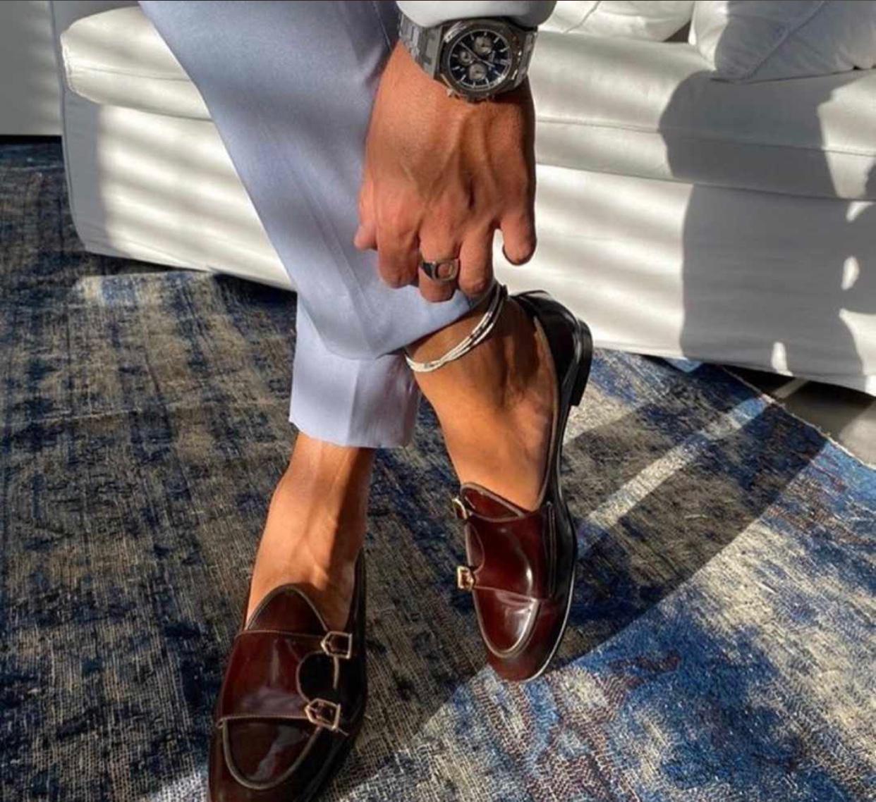 Fashion Glossy Tussle Moccasins Shoes For Office Wear And Casual Wear-JonasParamount