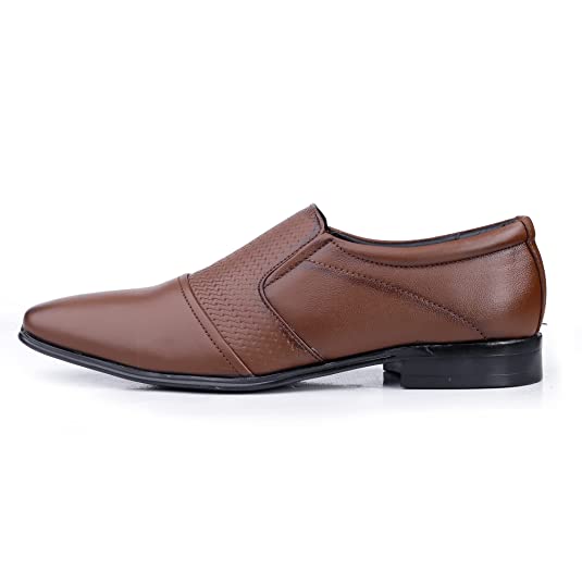 New Arrival Stylish Fashion Pointed Toe Genuine Leather Slip-on Formal Shoes-JonasParamount