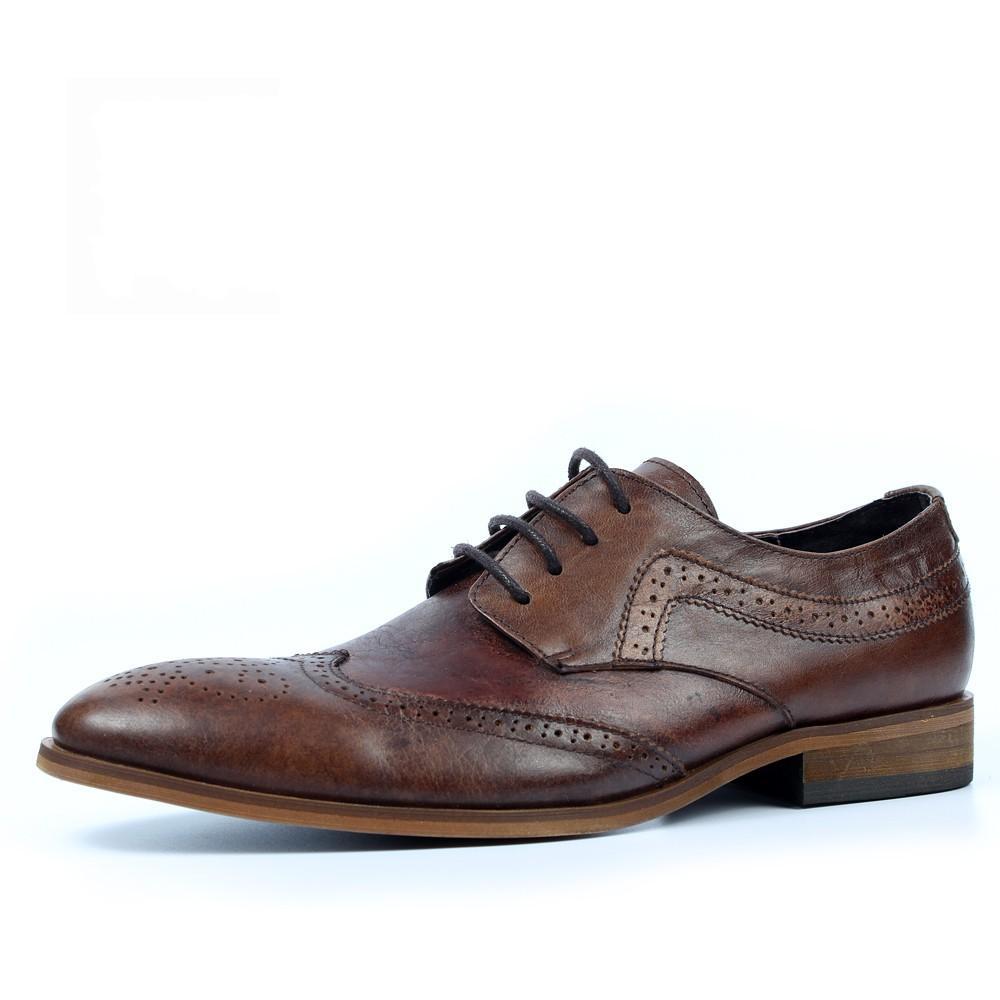 Stylish Oxford Brogues Formal Shoes For Men-JonasParamount