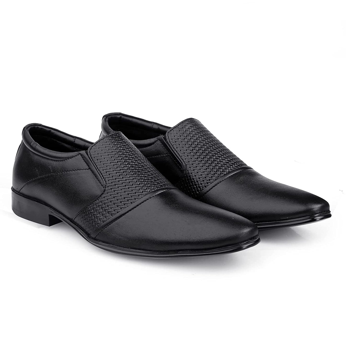 New Arrival Stylish Fashion Pointed Toe Genuine Leather Slip-on Formal Shoes-JonasParamount