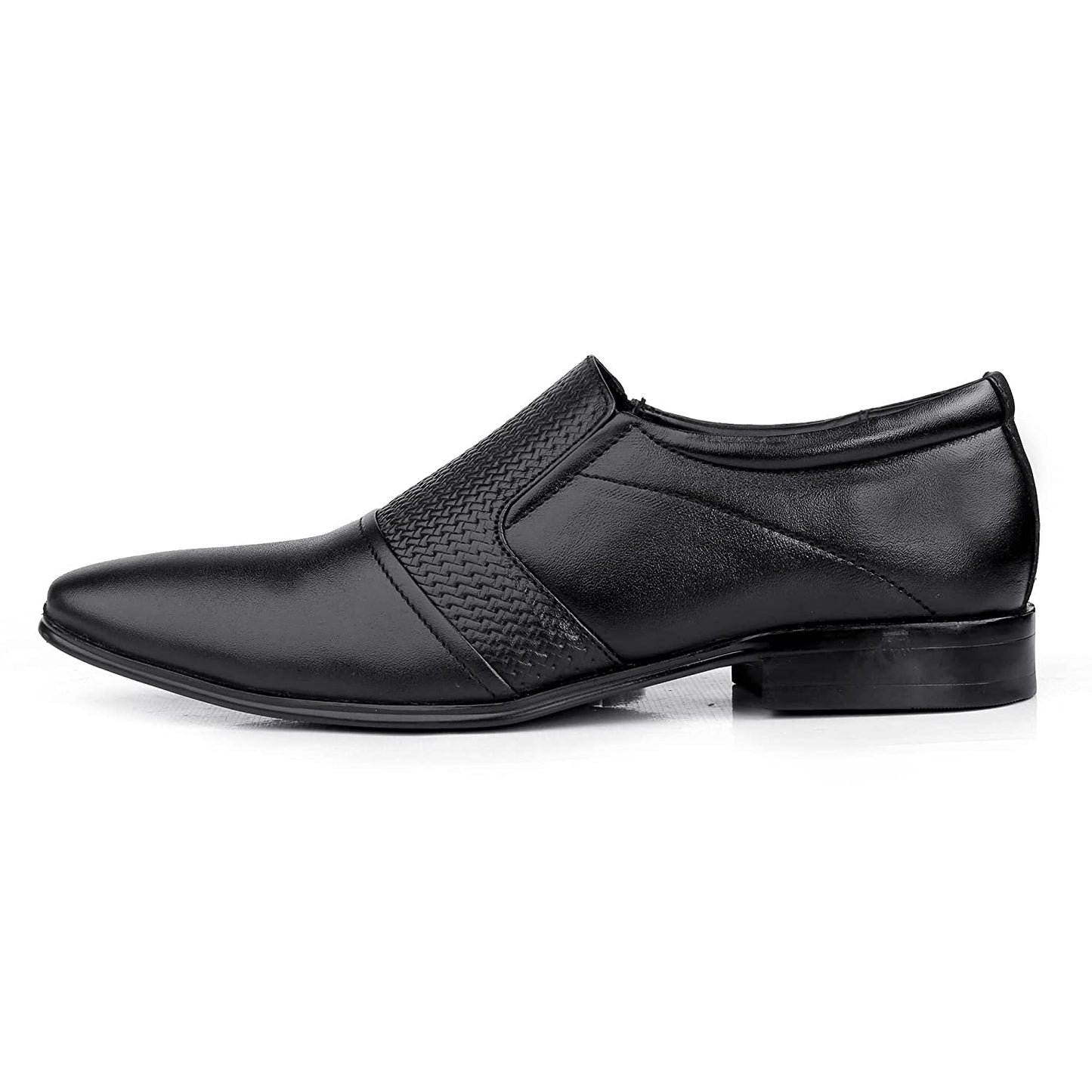 New Arrival Stylish Fashion Pointed Toe Genuine Leather Slip-on Formal Shoes-JonasParamount