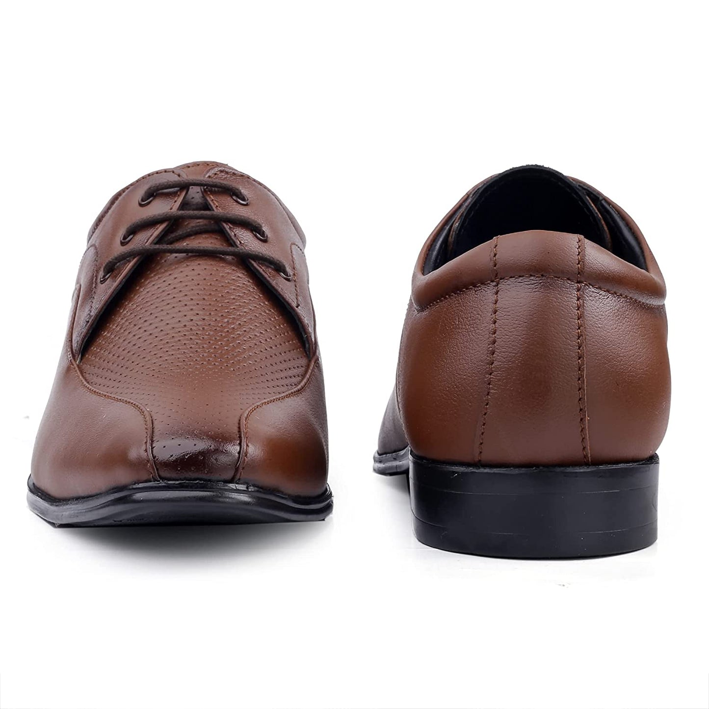 Luxury Design Formal Genuine Leather Lace-up Derby Shoes For Men's-JonasParamount