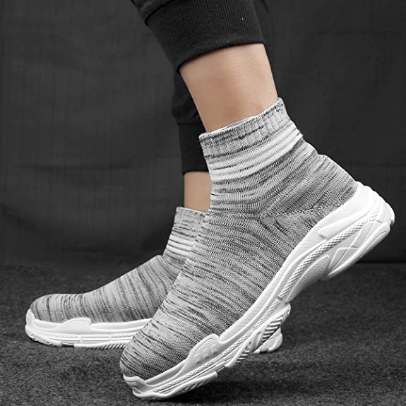 Stylish Casual Long Sock Shoes For Men's-JonasParamount