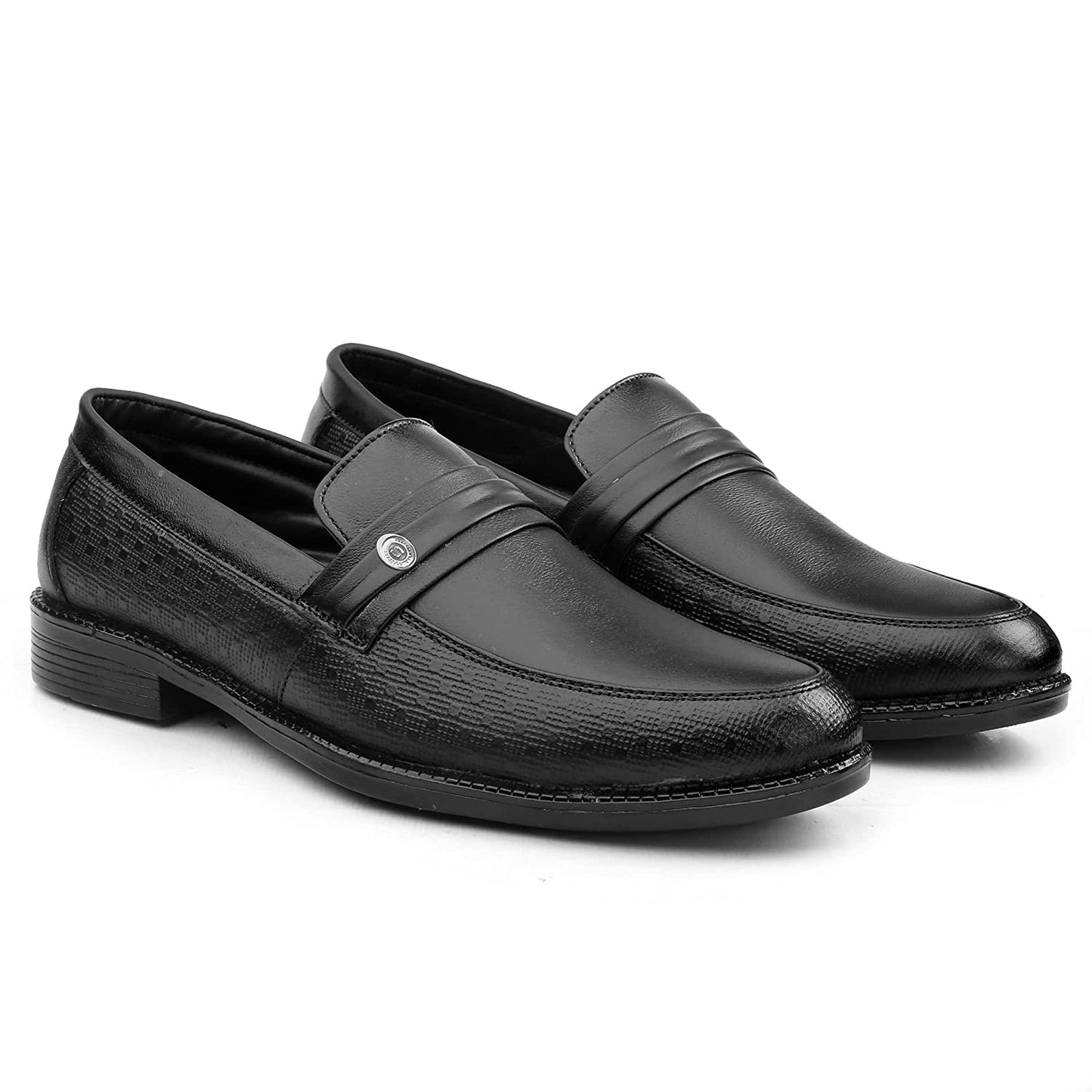 Trendy Formal Genuine Leather Slip-on Shoes For Men's -JonasParamount