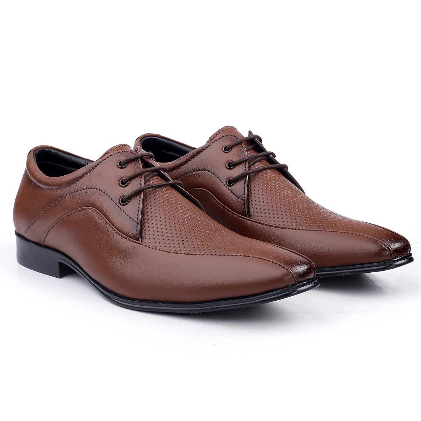 Luxury Design Formal Genuine Leather Lace-up Derby Shoes For Men's-JonasParamount