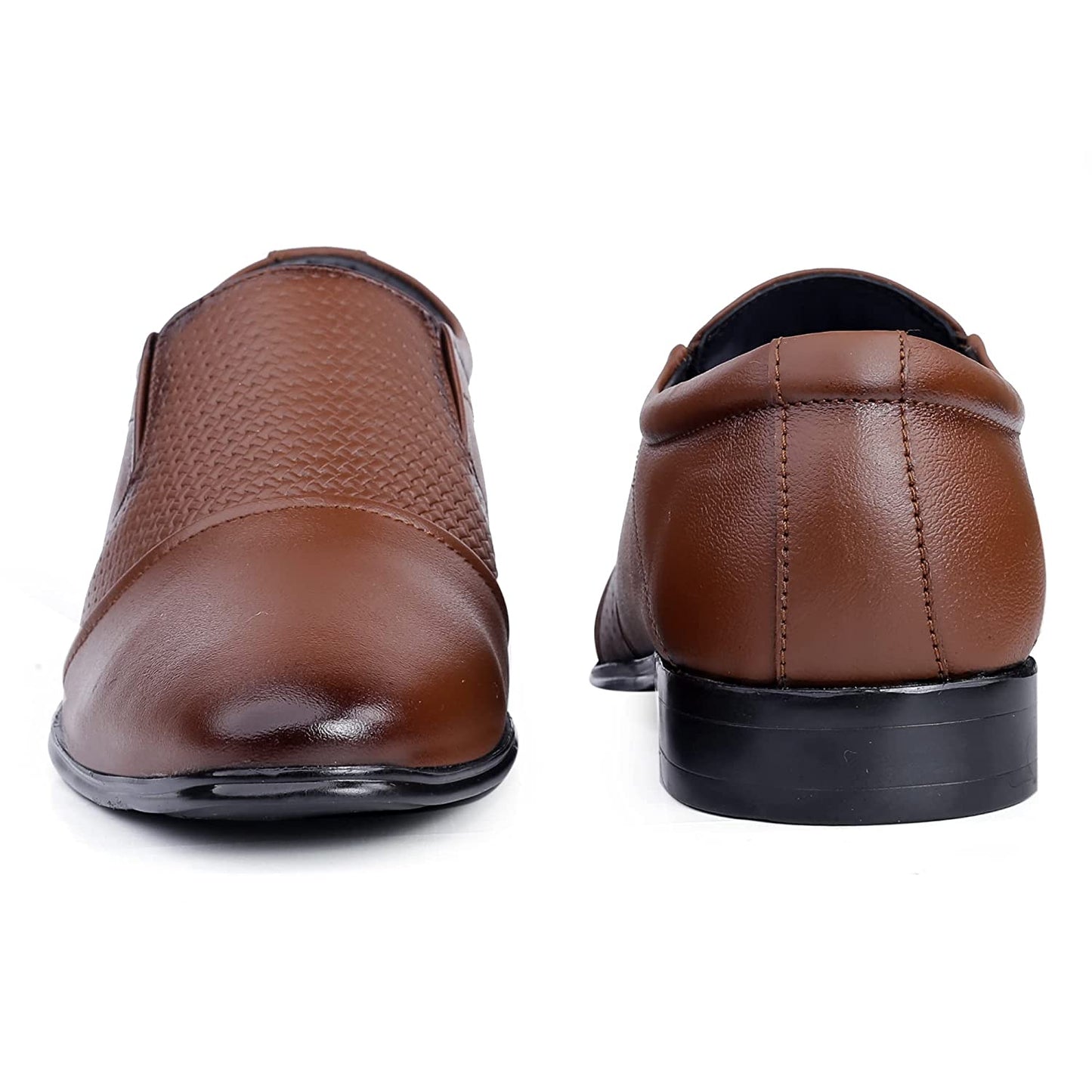 New Arrival Stylish Fashion Pointed Toe Genuine Leather Slip-on Formal Shoes-JonasParamount