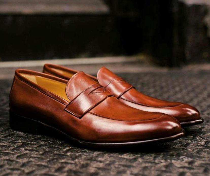 High Quality Suede Loafer Shoes For Office Wear And Casual Wear-JonasParamount