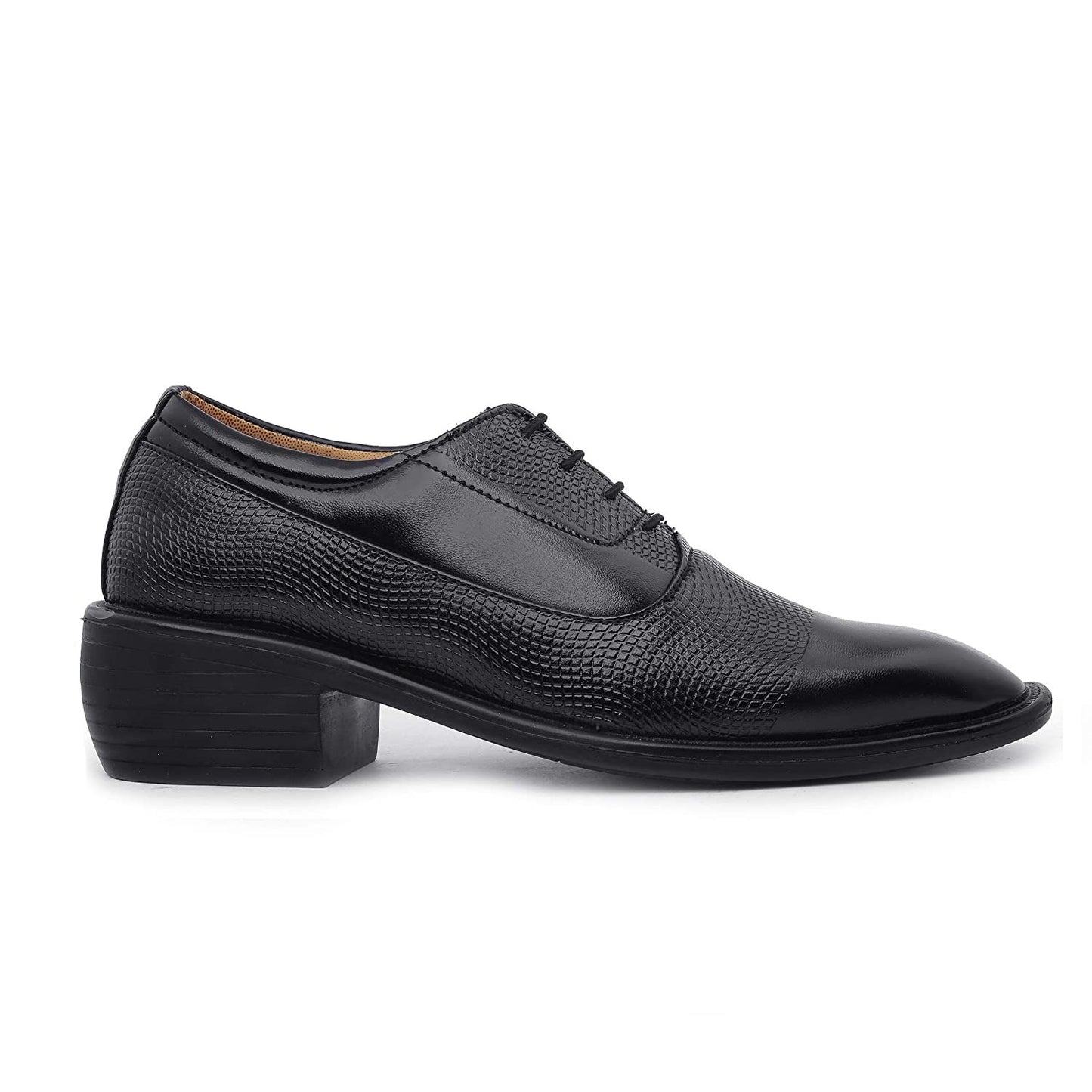 Classy Casual And Formal Business Wear Black Lace-Up Shoes-JonasParamount