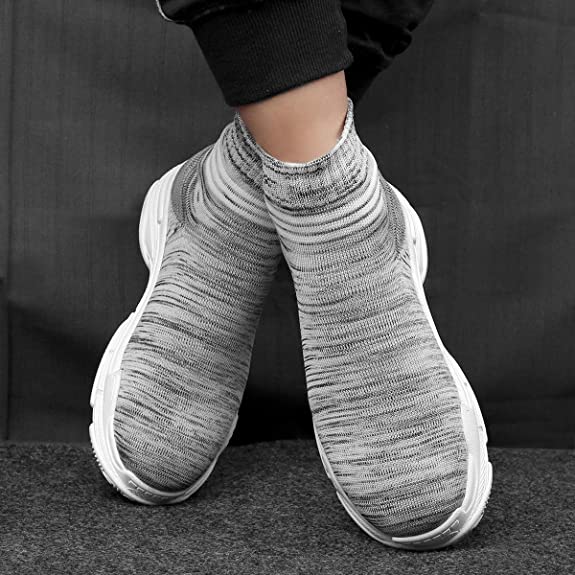 Stylish Casual Long Sock Shoes For Men's-JonasParamount