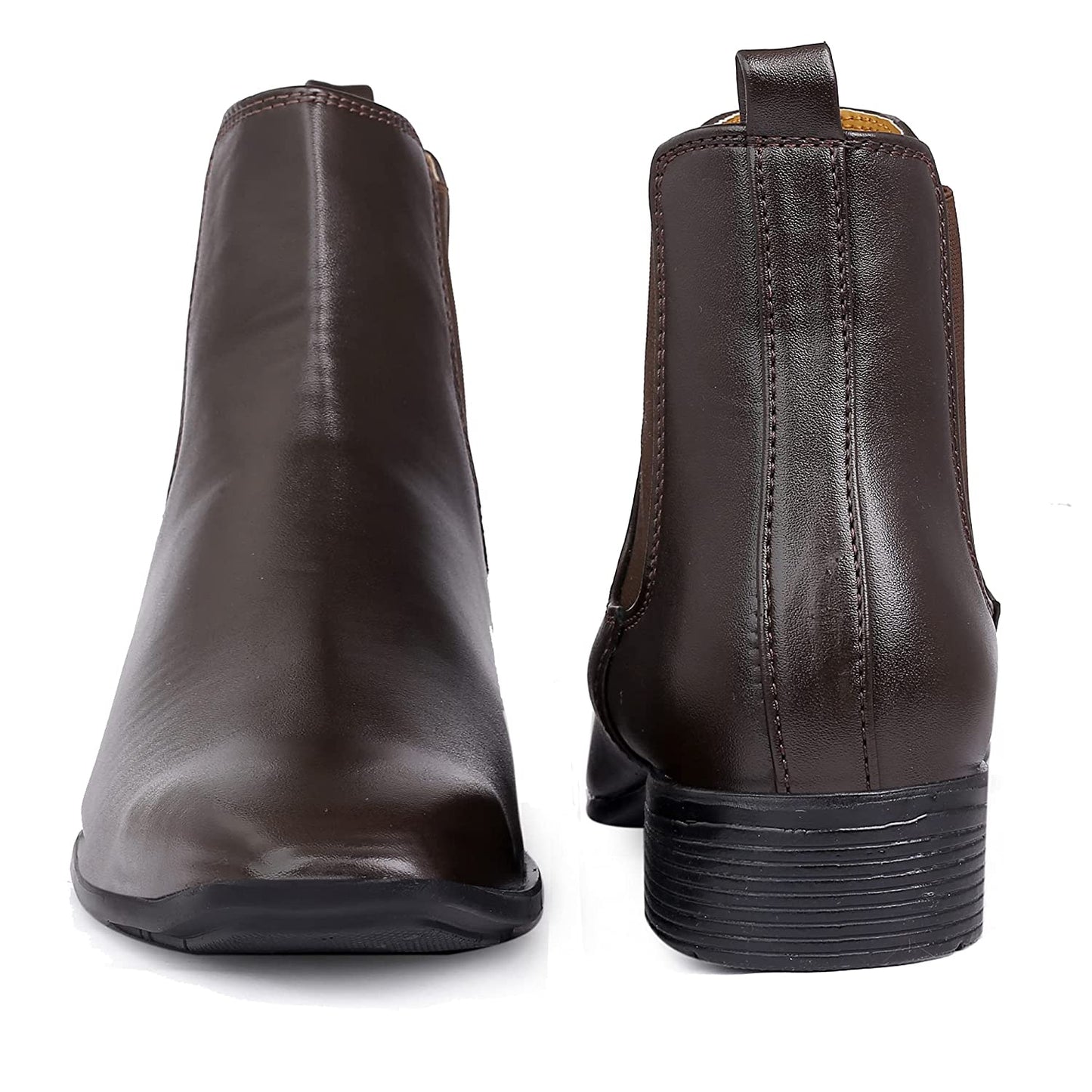 Classy New Arrival Latest Brown Casual Chelsea Boots For Men-JonasParamount