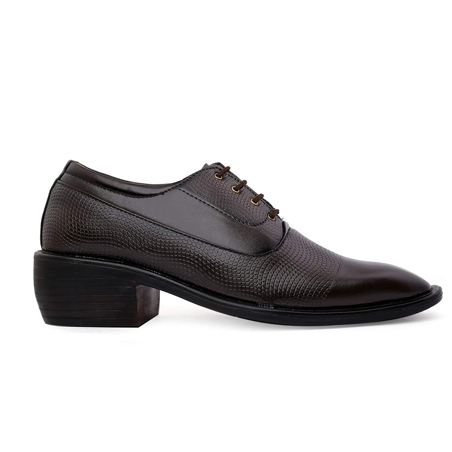 Classy Casual And Formal Business Wear Brown Lace-Up Shoes-JonasParamount