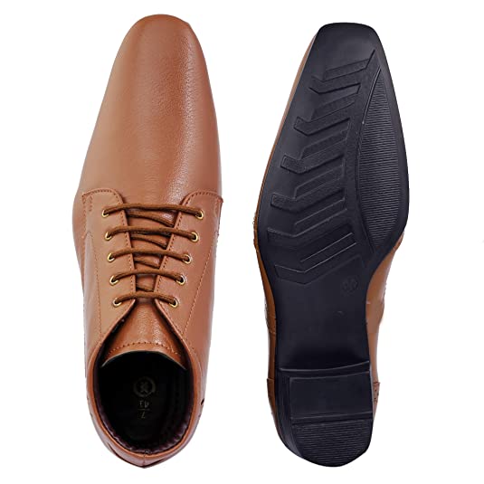 New Arrival Derby Faux Leather Formal Height Increasing Boots For Men's-JonasParamount
