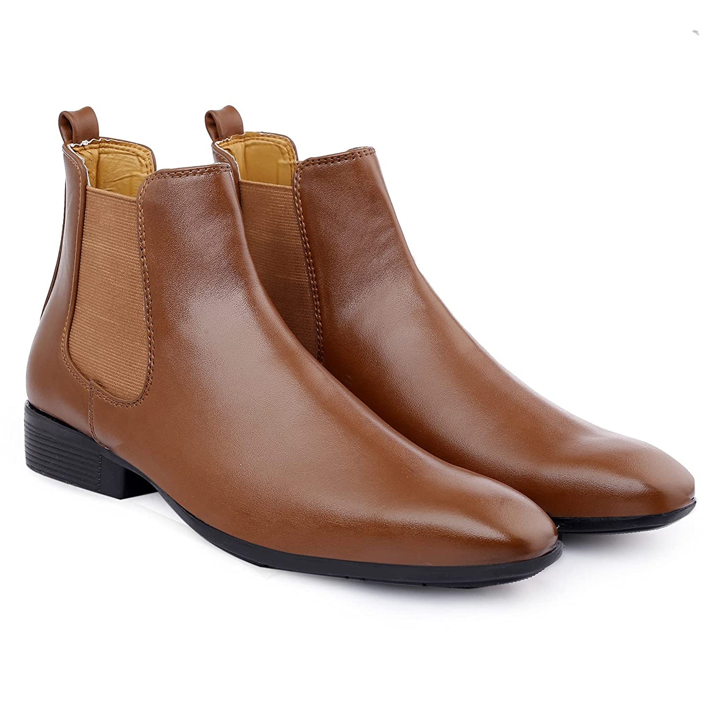 Classy New Arrival Latest Tan Casual Chelsea Boots For Men-JonasParamount
