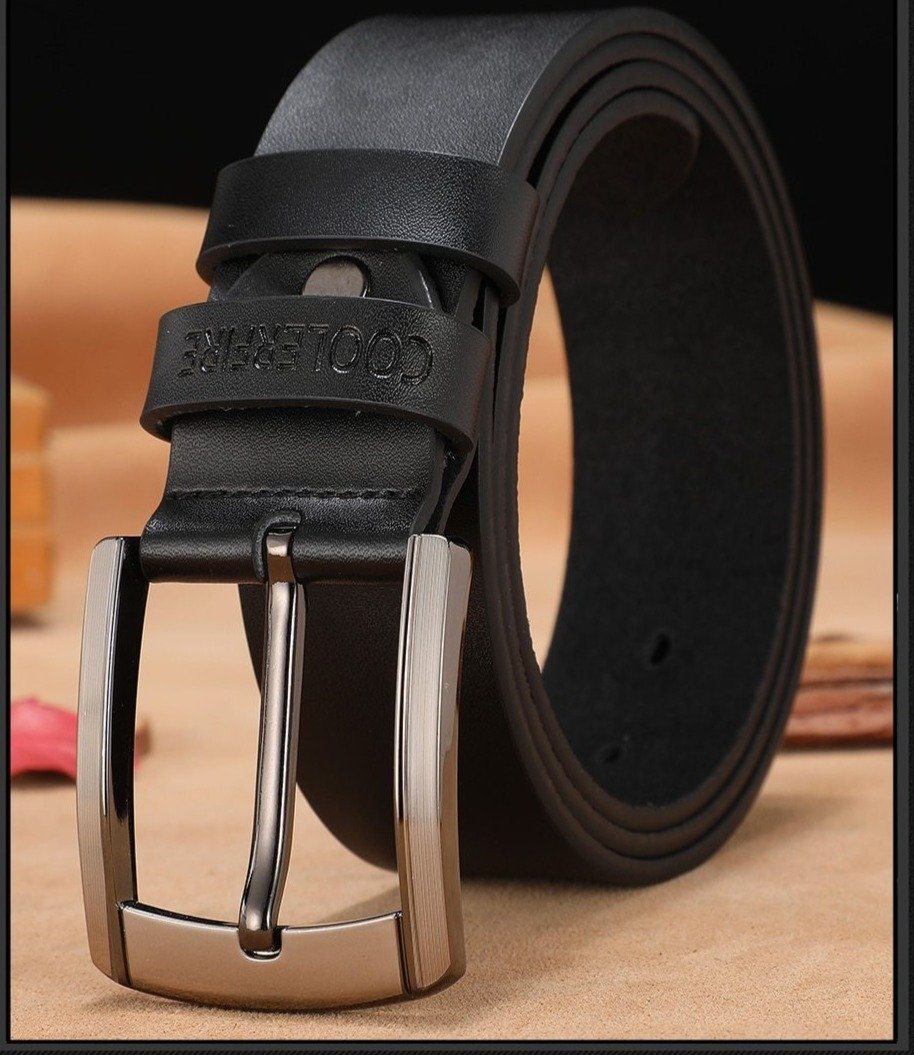 Trendy Sqaure Genuine Leather Needle Buckle Belt For Men-JonasParamount