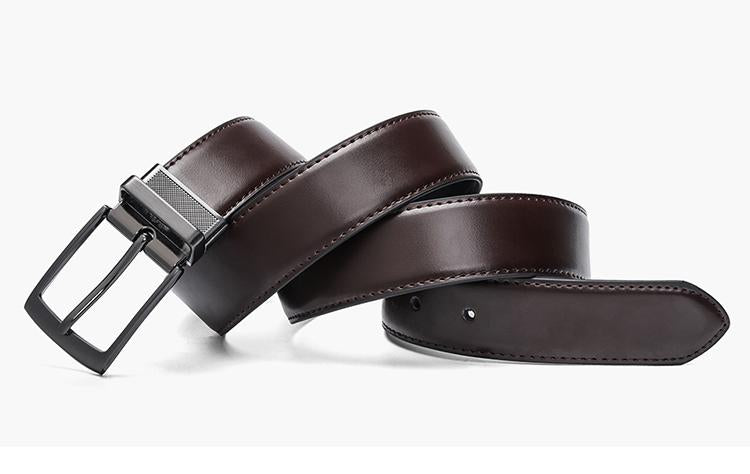 High Quality Luxury Reversible Genuine Leather Belt For Men -JonasParamount