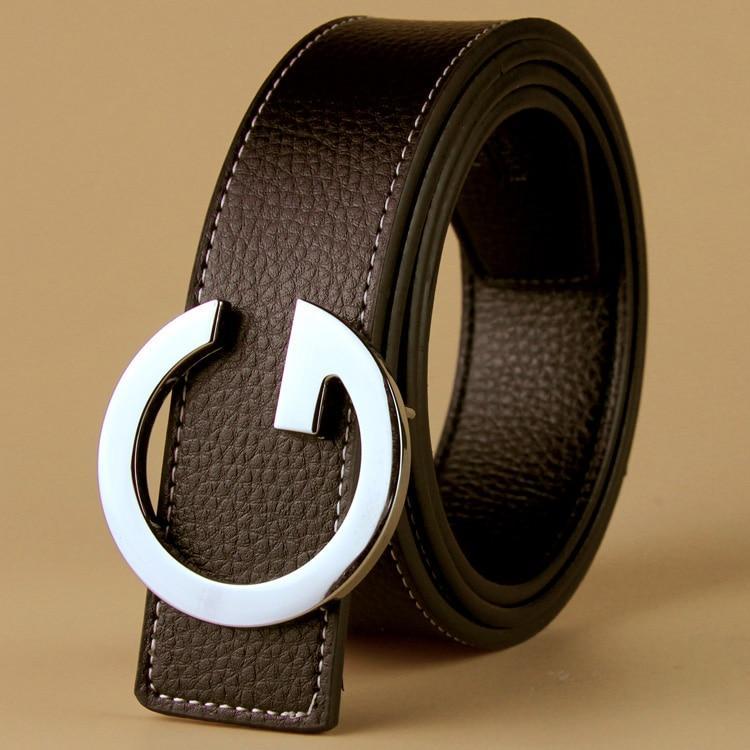 Luxury G-Shape Leather Belt For Men-JonasParamount