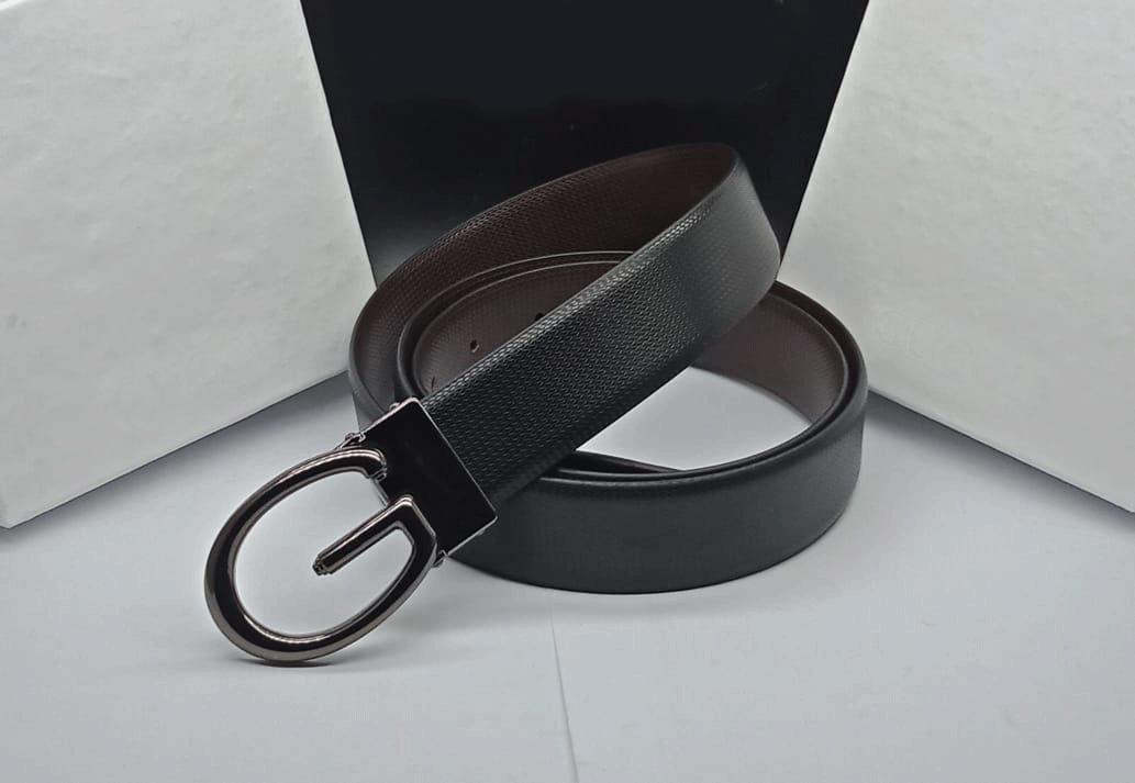 Supreme G-Design Buckle High Quality Leather Belts For Men-JonasParamount