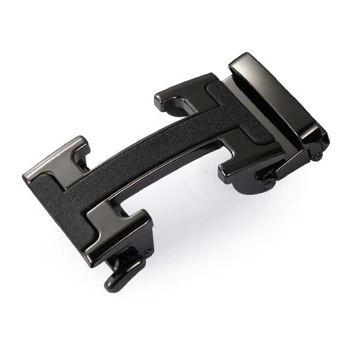 Designer H Pattern Leather Strap Belt Luxury Brand For Men