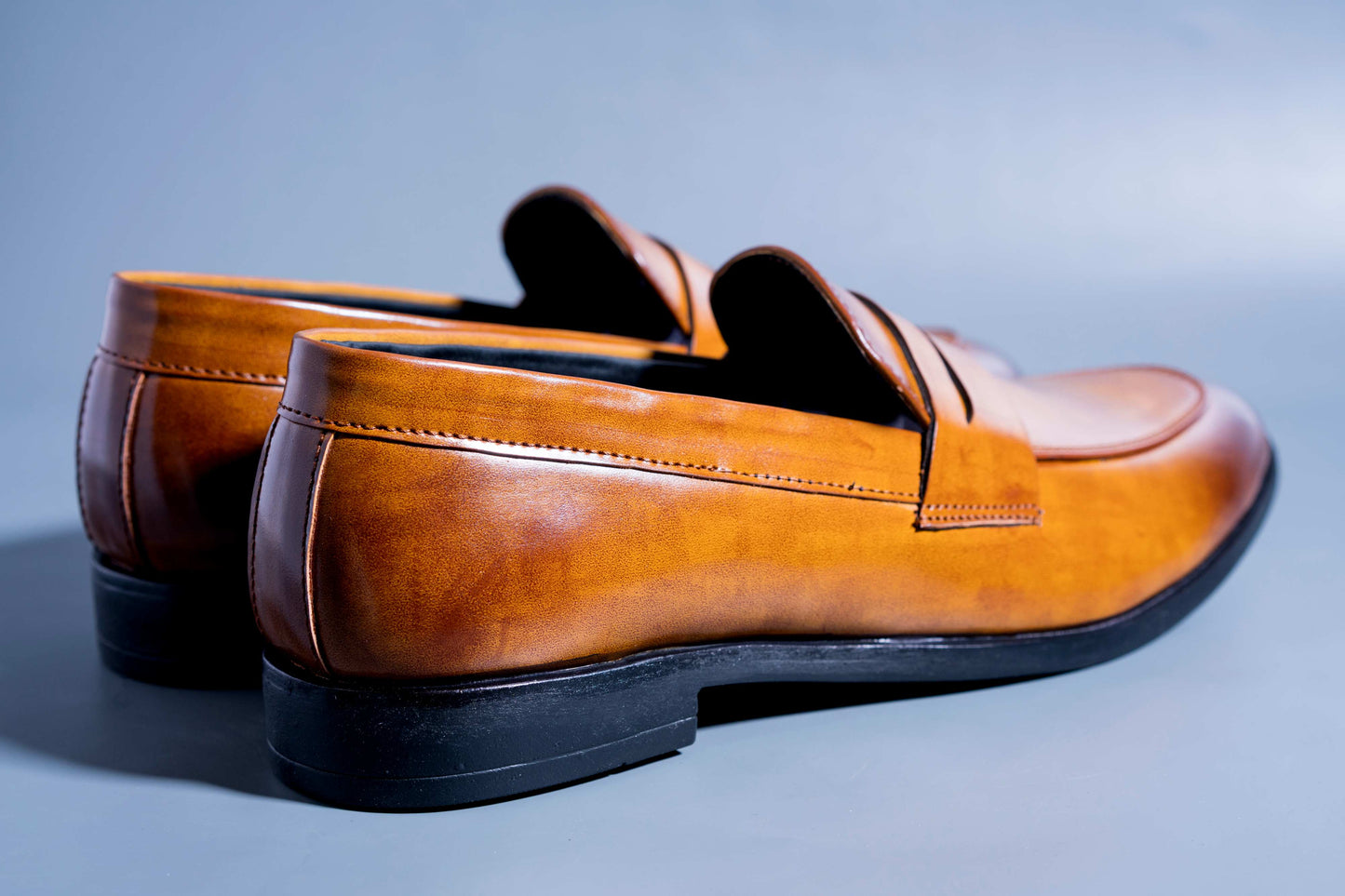 Stylish Men Suede Shoes Fashion Pointed Business And Partywear Leather Slip On Loafer Tan Color-JonasParamount