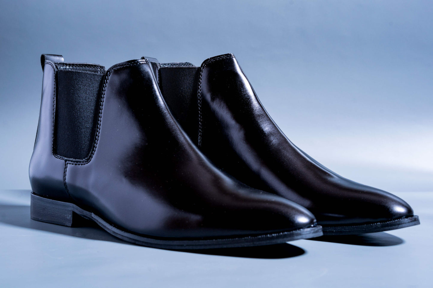 Mens Luxury Design Full Black Party Wear Premium Quality Chelsea Boot Shoes - JonasParamount