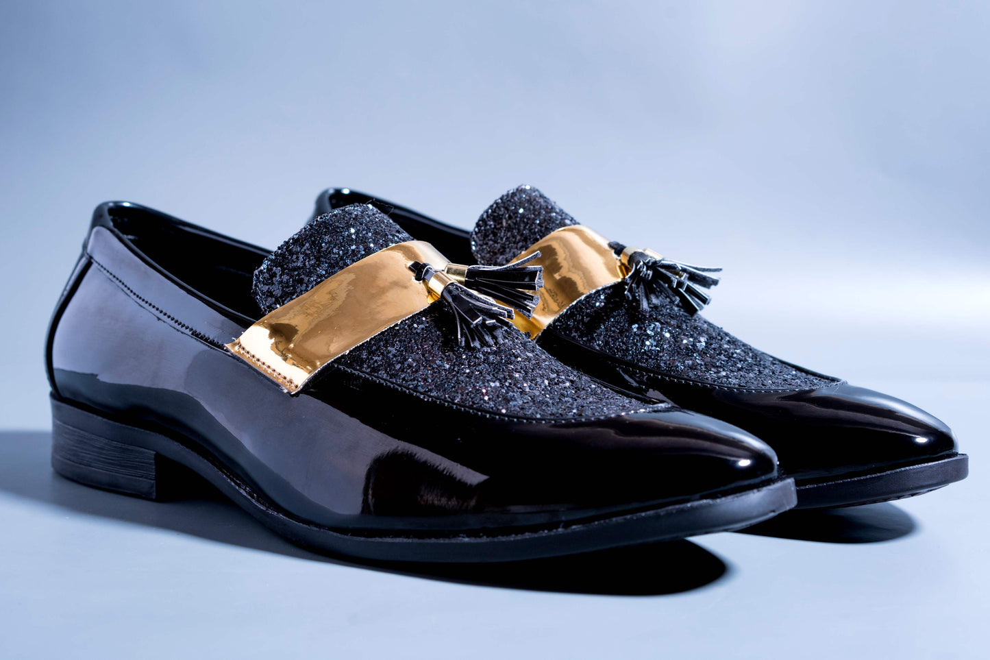 Stylish Wear Jonas Paramount Men Shiny Black Color Outdoor Formal And Party Casual Ethnic Loafer