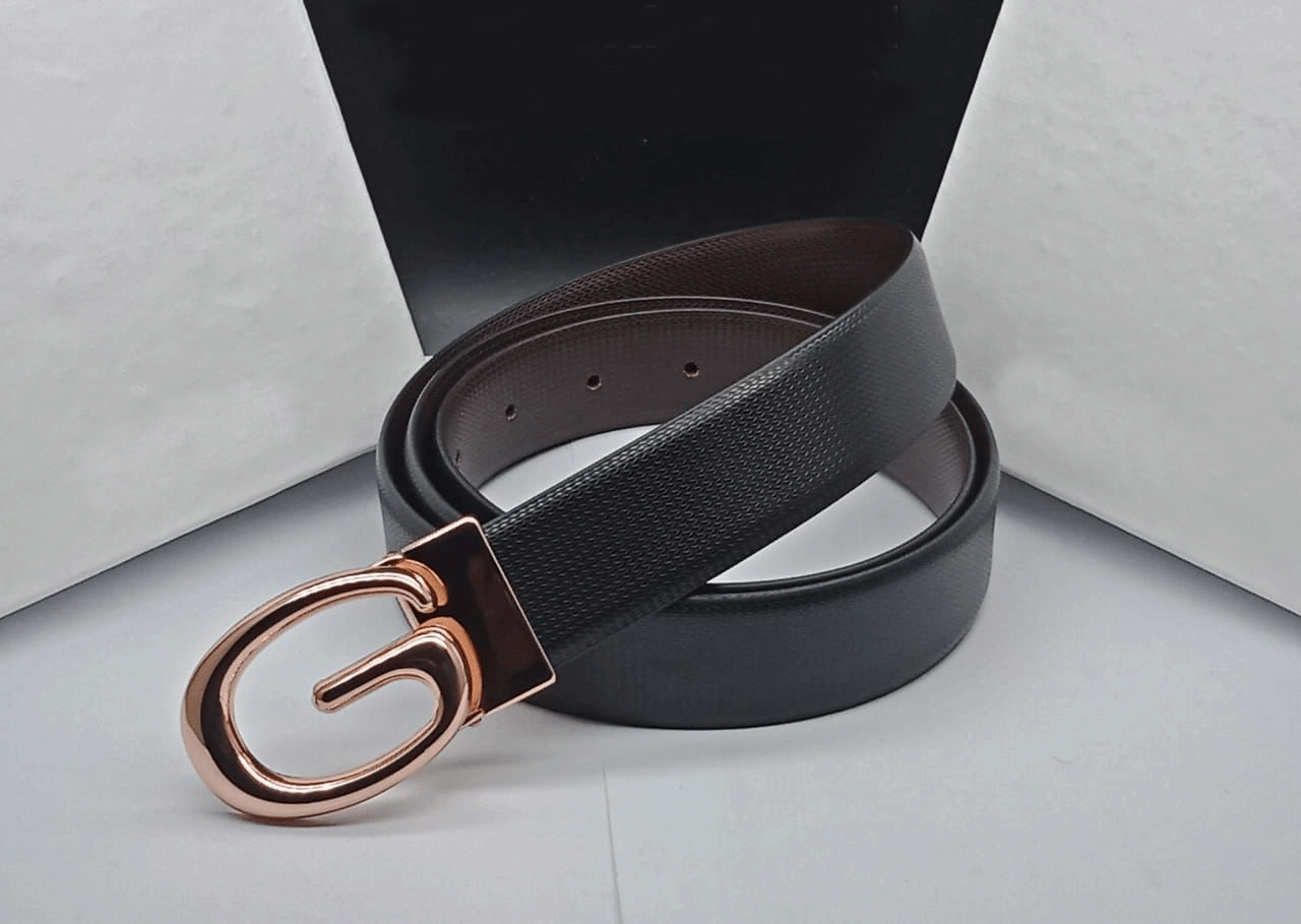 Supreme G-Design Buckle High Quality Leather Belts For Men-JonasParamount