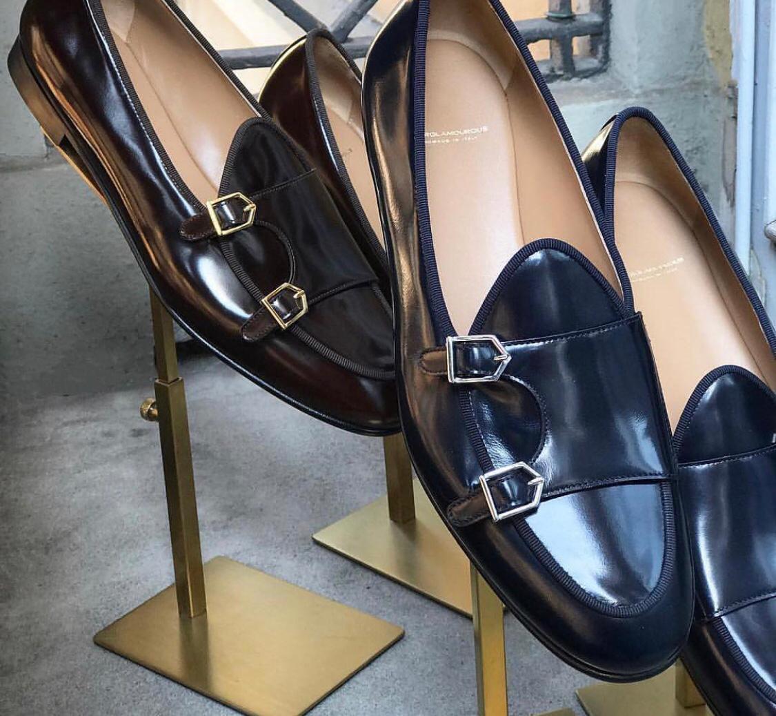 Fashion Glossy Tussle Moccasins Shoes For Office Wear And Casual Wear-JonasParamount