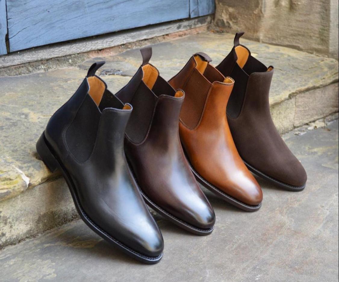 Brand New Men's Chelsea Boot Genuine Calf Bottom Shoes -JonasParamount