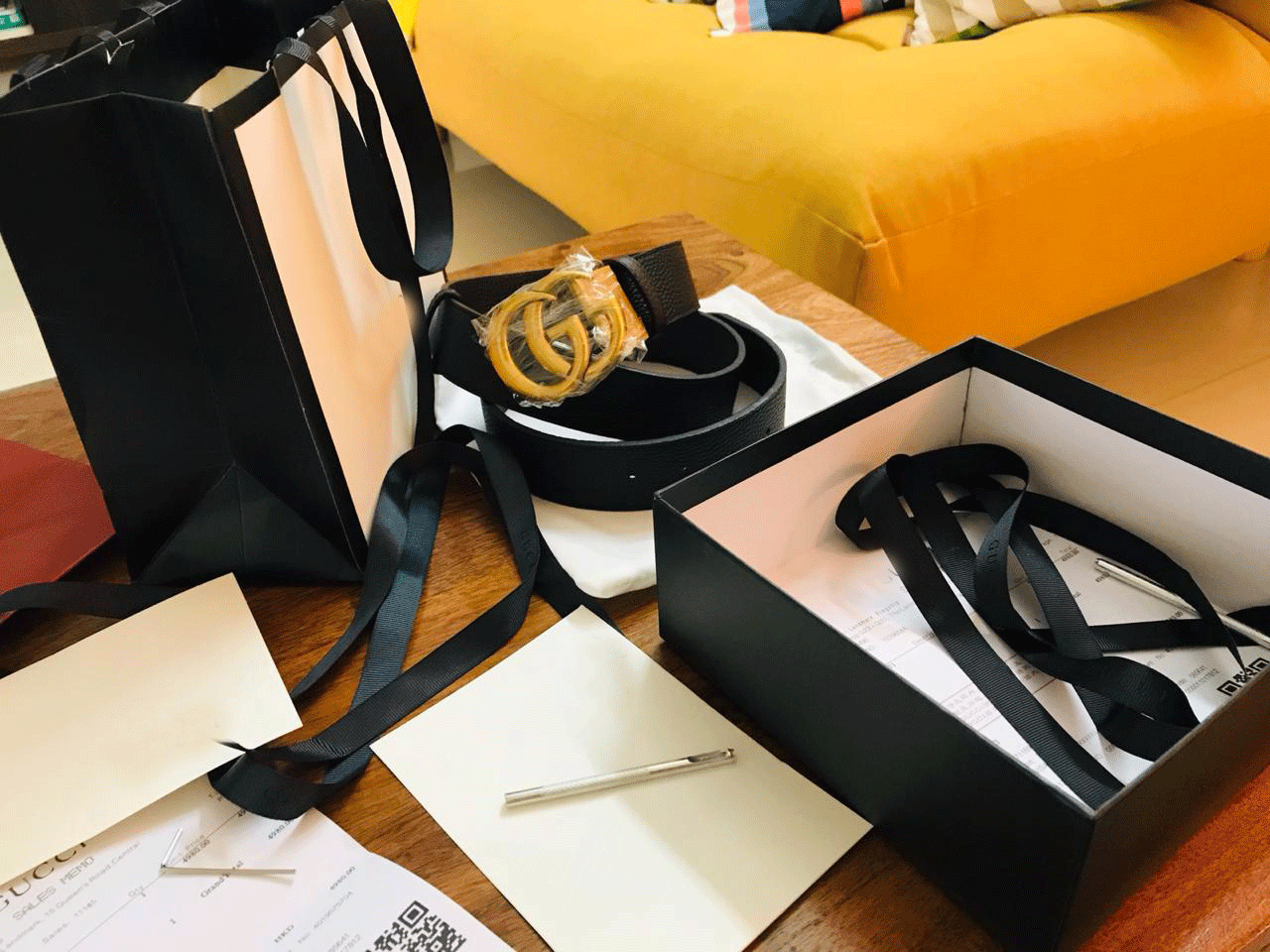 G Letter Designer buckle High Quality Leather Belt For Men-JonasParamount