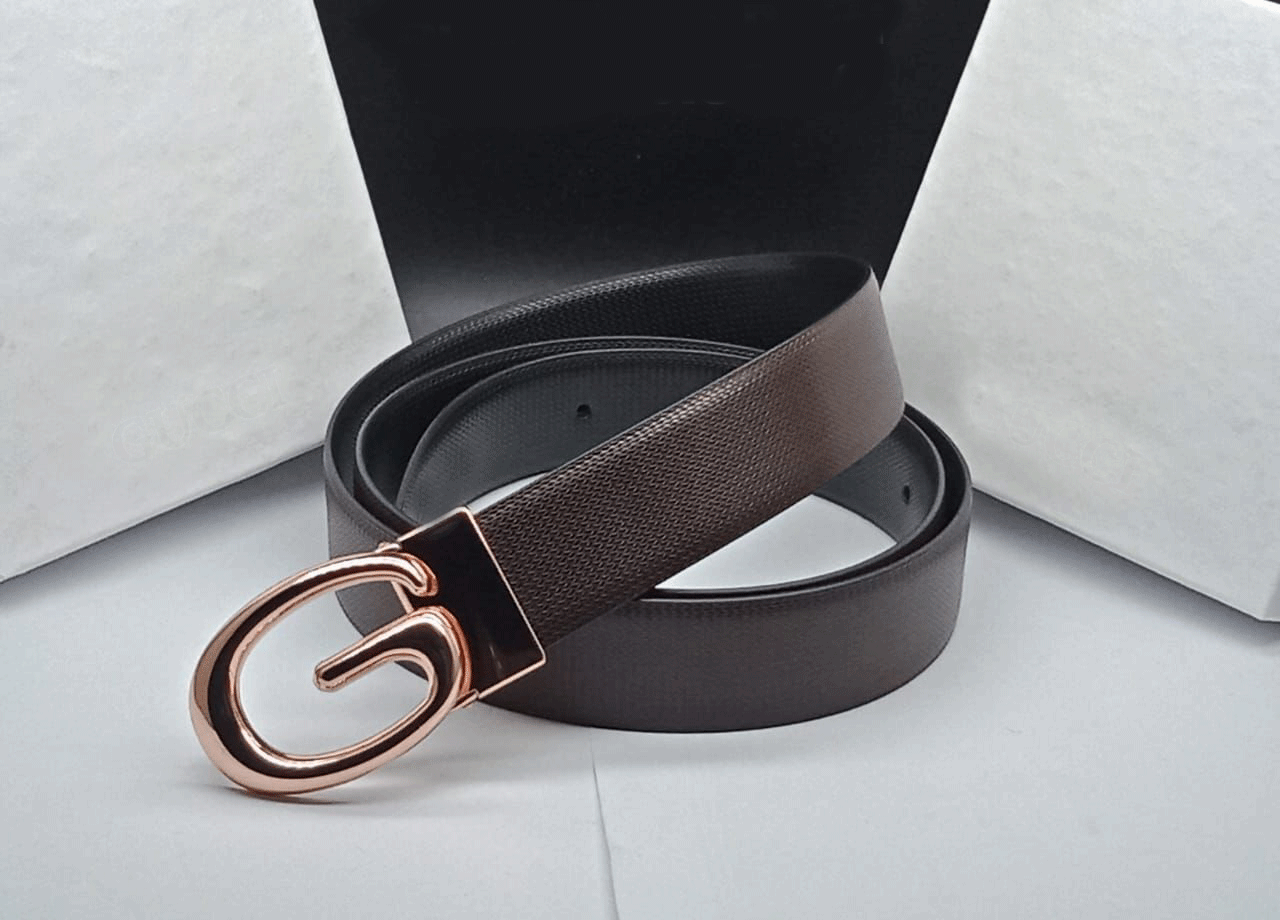 Supreme G-Design Buckle High Quality Leather Belts For Men-JonasParamount