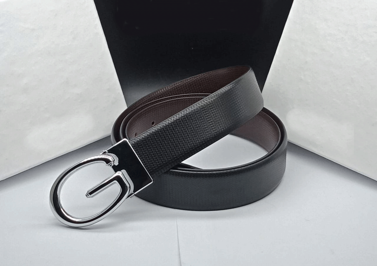 Supreme G-Design Buckle High Quality Leather Belts For Men-JonasParamount