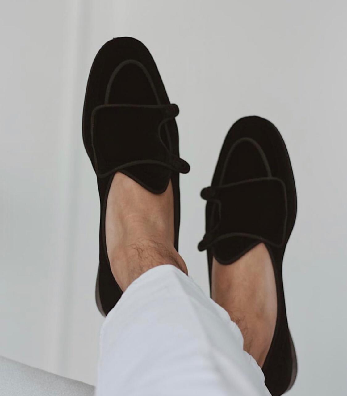 Stylish Men Suede Shoes Fashion Business And Partywear Loafer-JonasParamount