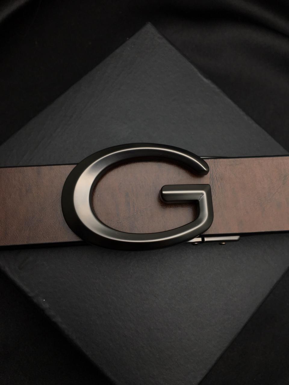 Classic G-Design Buckle High Quality Leather Belts For Men-JonasParamount