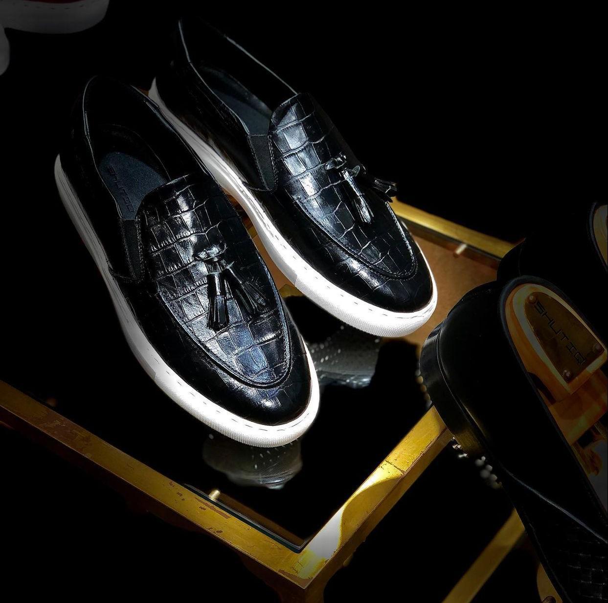 CROCO Tassel Sneaker Shoes For Party Wear And Wedding With Durable Sole Quality