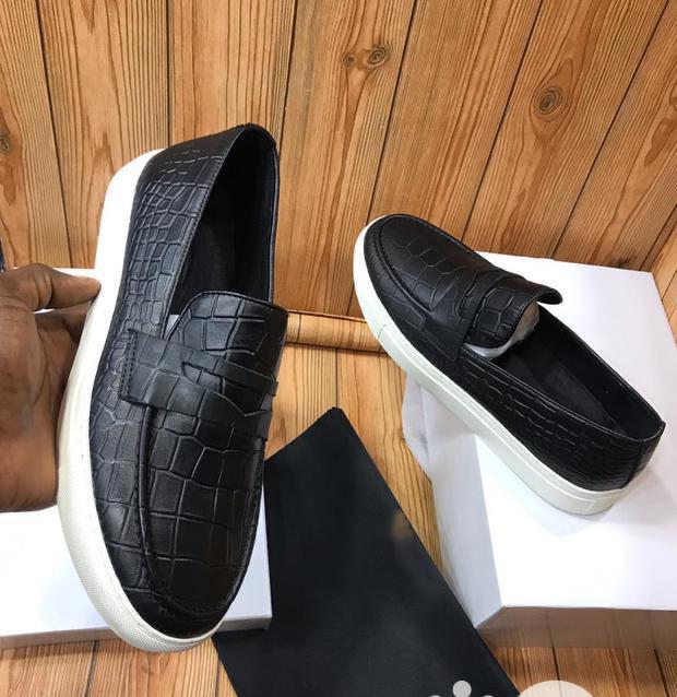 Classy Croco Tassel Sneakers Shoes For Party Wear And Casual Wear