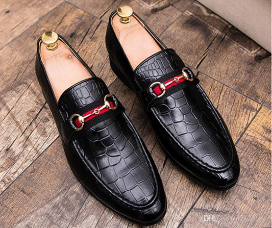 CROCO Moccasins Durable And Comfortable Party And Formal Shoes For Men-JonasParamount