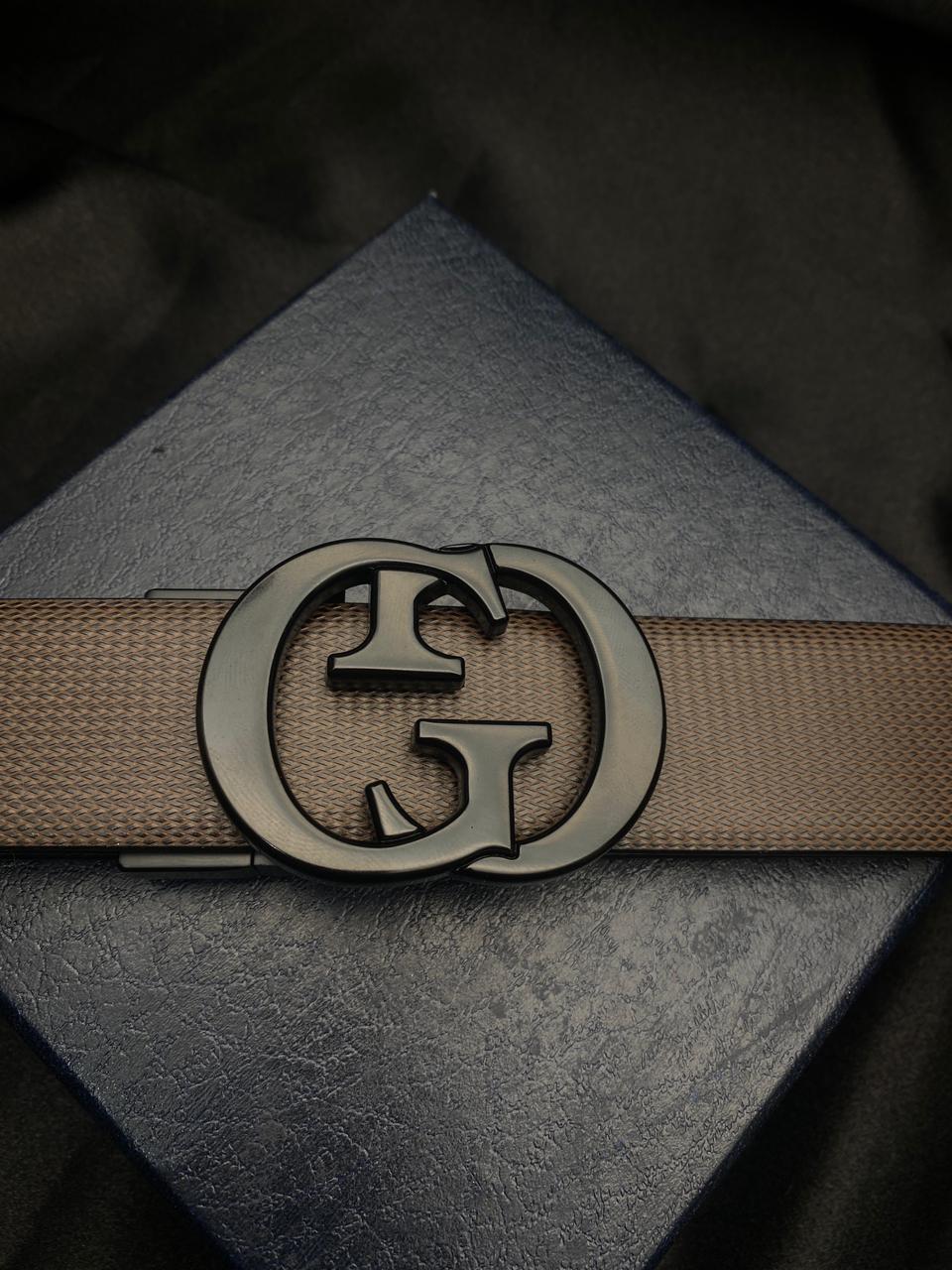 Classy GG Letter Designer buckle High Quality Leather Belt For Men-JonasParamount