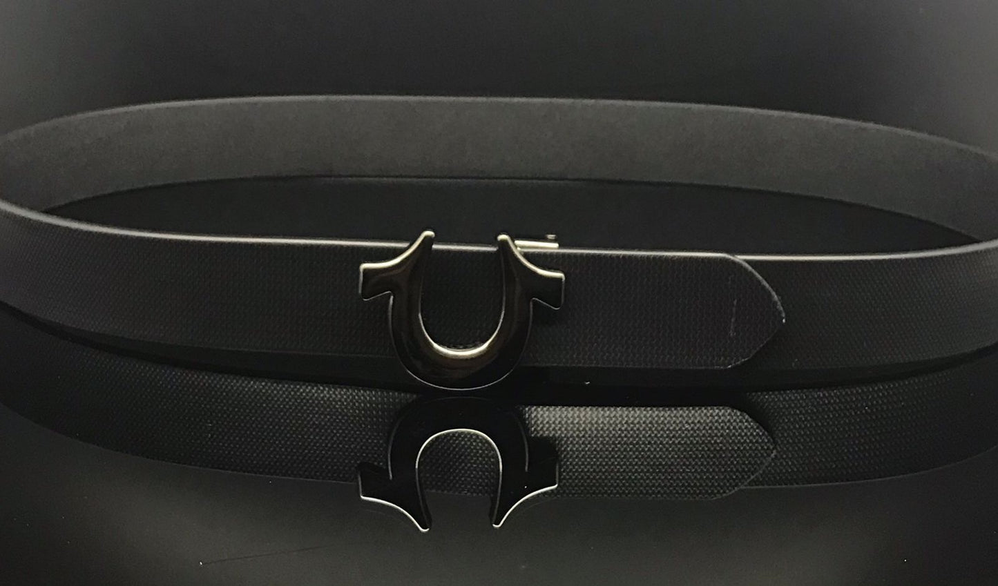 Stylish Horses Hoe Buckle With Leather Strap Belt For Men-JonasParamount