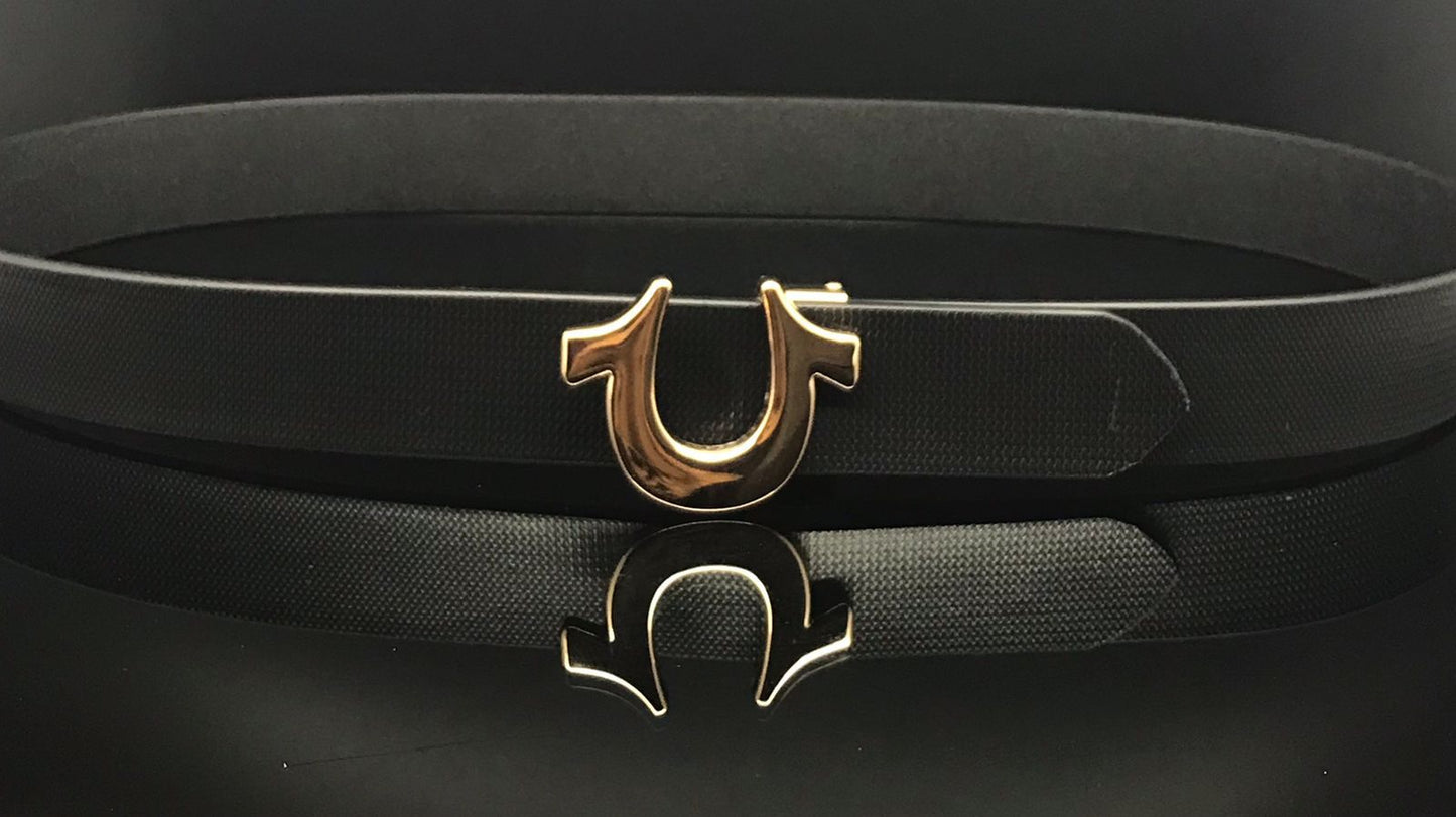 Stylish Horses Hoe Buckle With Leather Strap Belt For Men-JonasParamount