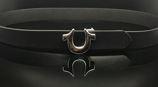 Stylish Horses Hoe Buckle With Leather Strap Belt For Men-JonasParamount